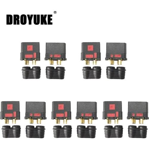 Droyuke NEW QS8-S Heavy Battery Connector Anti-Spark Gold Connector Large Power Plug for Rc Plant protection drone Car Model