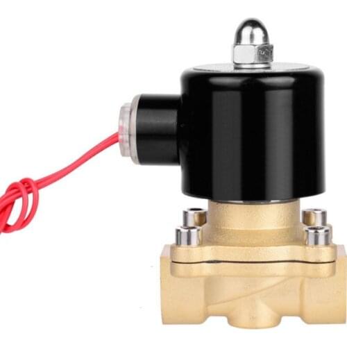 Free Shipping 2018 New 1/4",1/8",1/2",3/4",1",2", AC220V,DC12V/24V Electric Solenoid Valve Pneumatic Valve for Water Oil Air Gas