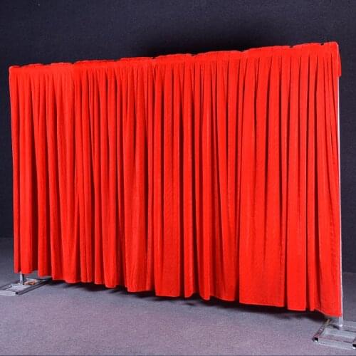 Flannel velvet wedding backdrop curtain drape wedding supplies background for party event birthday stage decoration Tied/Piped