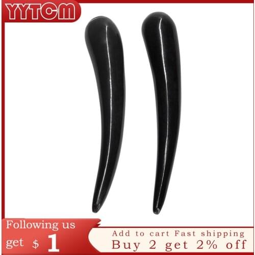 Good quality! big size Massage dian xue guasha cone Scrapping plate 160 x 40mm100% Buffalo Horn 6pcs/lot