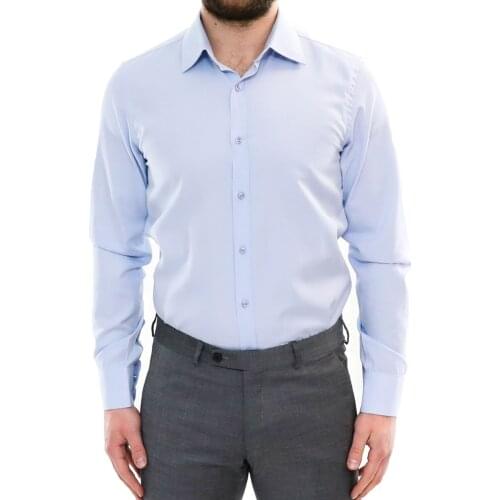 Classic shirt LANCELLOTTI Celestial