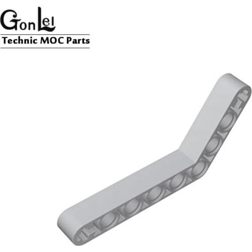 10Pcs/Lot High-Tech Beam 1x 9 Bent (6 - 4) Thick MOC Brick Parts Building Blocks DIY Toys Bricks Parts Compatible with no.6629