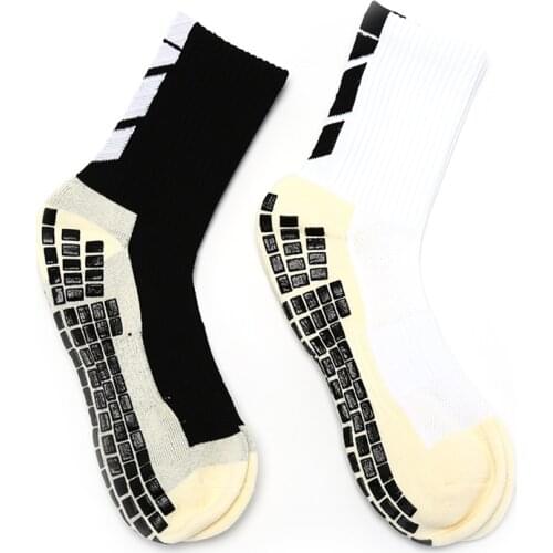 Anti Slip Cotton Football Socks Sweat Absorb Soccer Socks Mens Short Socks
