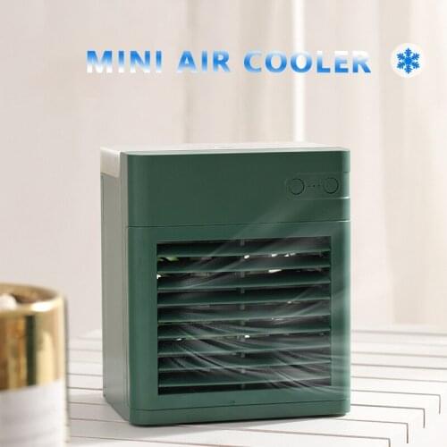 New Desktop USB Air Conditioning Fan Humidifying Air Cooler Office Desktop Home Portable Cold Air Cooler Mini Fan Multi-function