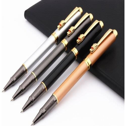Luxury quality 7026 Oriental dragon Business office Medium Nib Rollerball Pen New School student Supplies Pens