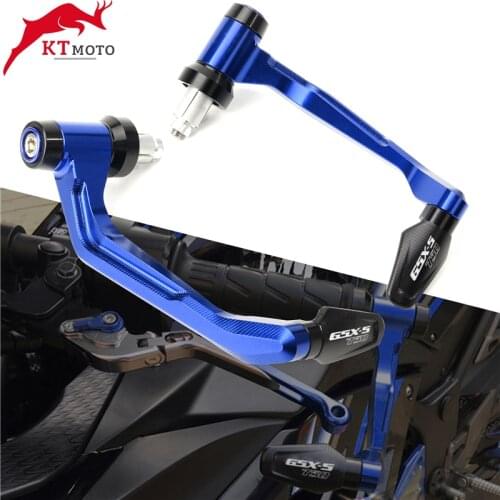 For GSX-S750 1000 GSX S750 1000 GSXS750 Motorcycle CNC Handlebar Handle grips Bar Ends + Brake Clutch Levers Guard Protector