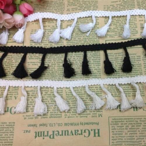 Sew Apparel Accessories tassel Lace Ribbon Wedding birthday party Scrapbook necklace skirt dress Decoration DIY Handmade Trim wh