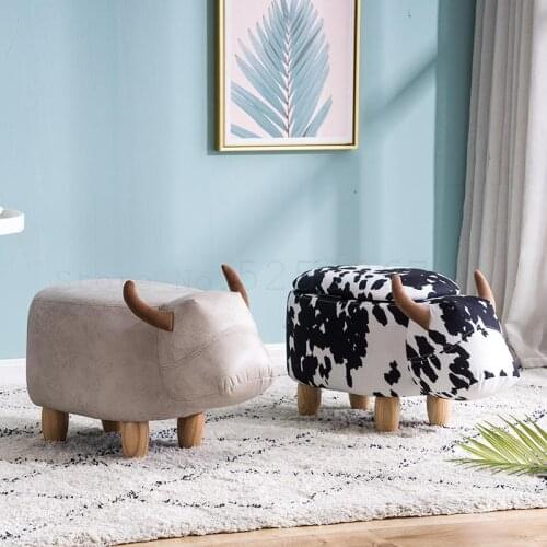 8000 Change shoes stool creative children stool storage stool cartoon elephant animal stool Nordic storage foot stool
