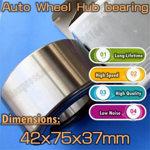 Bargaining Long-Lifetime High speed Car Bearing Auto Wheel Hub bearing DAC42750037 Free Shipping 42*75*37 42x75x37 mm