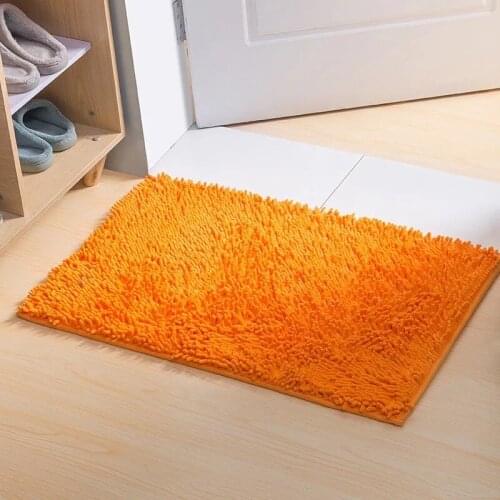 Comfortable Fashion Hot Sale New Flocking Home Door Mat Bathroom Absorbent
