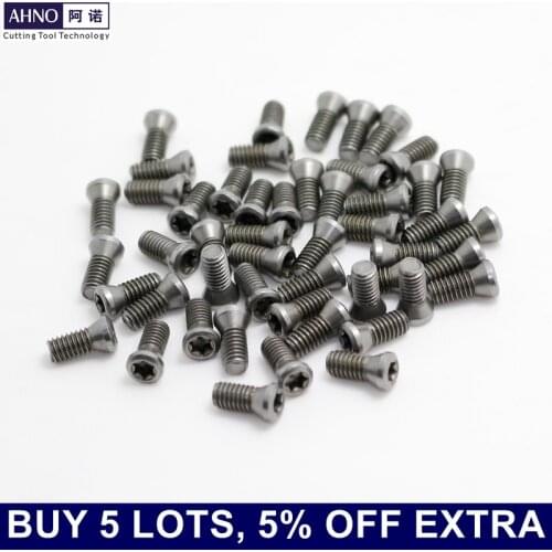 50pcs/lot M2.2 M2.5 M3.5 M4.5 Trox Screws to Fix the Lathe or Milling or Boring Inserts on CNC Cutting Holders and Machine