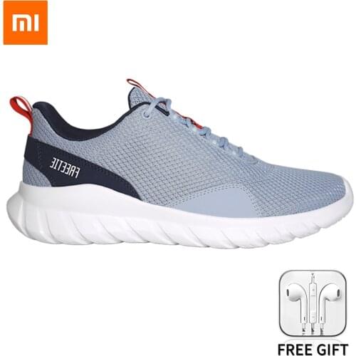 Xiaomi FREETIE Sneakers Men Outdoor Casual Shoes Mens Sports Shoes Light Breathable Knitting City Running Sneaker Size 39-44