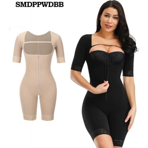 Full Body Shapewear fajas colombianas Womens Body Shaper Post Liposuction Body Corset Slimming Butt lifter Tummy Control