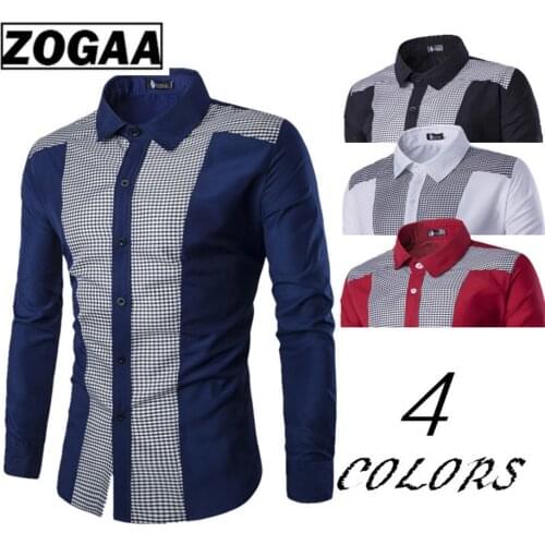 Мужские классические рубашки ZOGAA China At AliExpress