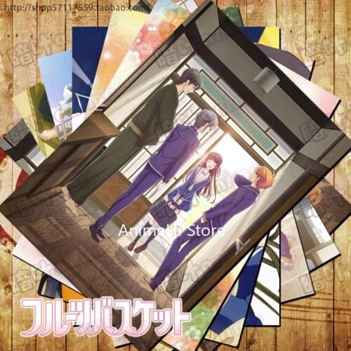 10 pcs/set Anime Fruits Basket posters Tooru Soma Kyo Yuki Shigure Kagura Hatori wall pictures for Colletion A3 42x29CM Stickers