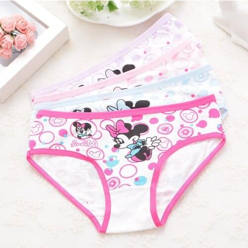 4PCS/LOT girl underwear panties briefs hot sale children pants kids wholesale high quality underware cartoon