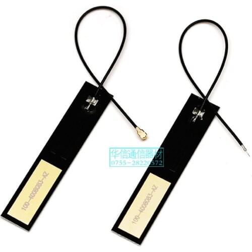 65*13mm MHF4 connector internal PCB GSM antenna for Network card 2G 3G GSM GPRS NB-IoT Module SIM800 12cm cable 5DBi