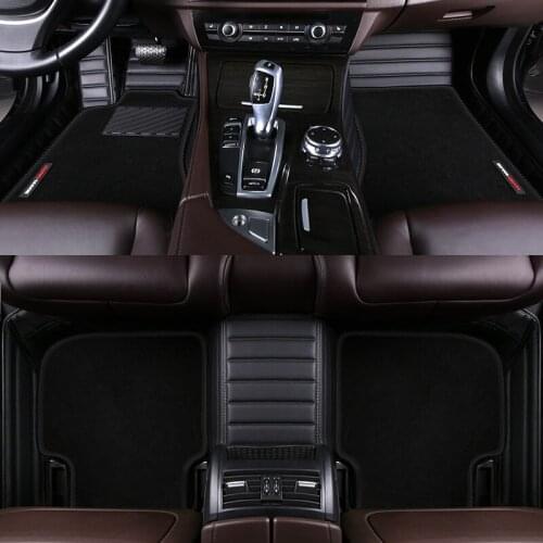 Custom car floor mat High elastic wire mat For Ssangyong all model actyon kyron rexton w chairman korando tivolan rodius musso