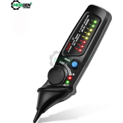 Non-Contact Voltage Detector Tester BSIDE AVD06 AVD06X Socket Wall AC Power Outlet Live Test Pen Indicator 12~1000V Multimeter