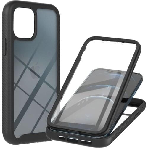 Dual Layer 360 Full Body Rugged Case For Iphone 13 Pro Max Cover TPU Bumper Protective Cover iphone13 Mini with Screen Protector