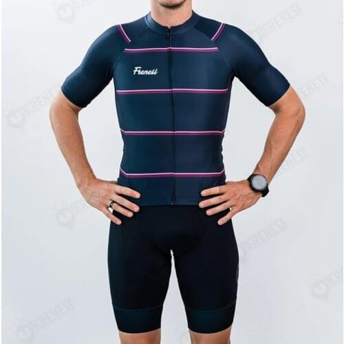 FRENESI Pro Team 2020 Summer Man Short Sleeve Cycling Jersey Set Riding Suit Sport Maillot Bicicleta Ciclismo Kits