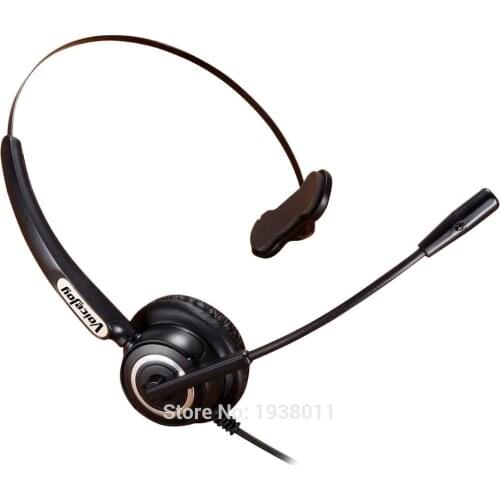 RJ9 Plug Headset Headphones with microphone for Avaya 1600 / 9600 series-1608,1616,9620,9630,9640G,9650,9670 and Yealink Phones