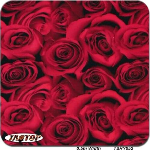 Hydrograph Film TSHY052 0.5M * 20M Flower Pattern PVA Film Water Transfer Printing Film