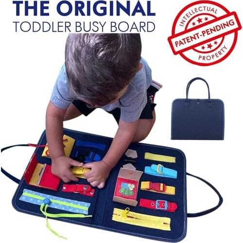 1 Pcs Montessori Toy Essential Educational Sensory Board For Toddlers Ntelligence Development Educational Toy