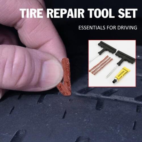 5/10/20Pcs Auto Car Tire Repair Tool Tire Repair Kit Studding Tool Set Bicycle Motorcycle Tubeless Tire Tyre Puncture Plug Tools