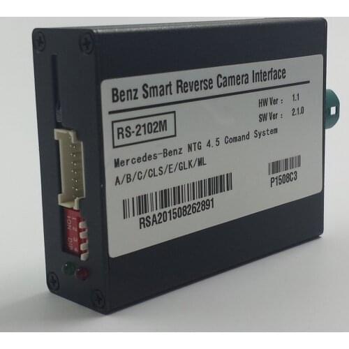 Car Rear View Camera Interface Solution For Mercedes-Benz ML63 AMG Audio 20 With Parking Guidelines