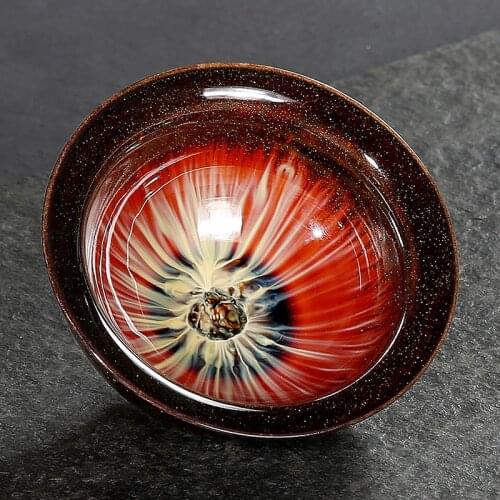 Chinese kiln change tea cup ceramic tea set cup big tea cup master cup tea cup tea cup