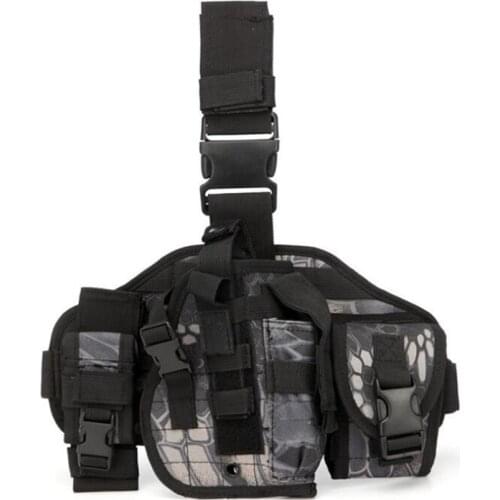 Duable Drop Leg Holster Pistol Thigh Holster Universal Leg Holster Tactical Magazine Pouch for Glock 17 19 23 32 36