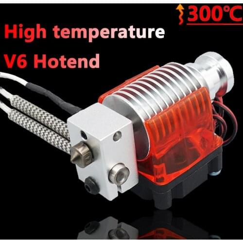 E3D V6 Hotend Kit High temperature version 300 degrees 3D Printer Parts 0.4/1.75mm J-head Remote extruder 12V 24V