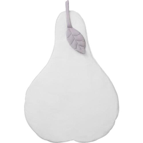 Newborn Baby Cotton Crawling Carpet Blanket Pear Shape Crawling Play Mat Decor R7RB