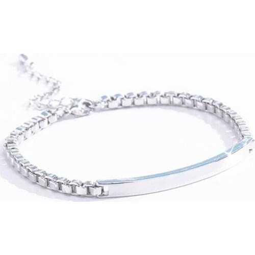 Kpop Bangtan Boys JK The Same Bracelet Women Men Girls Silver Wristband Couples Fans Gifts