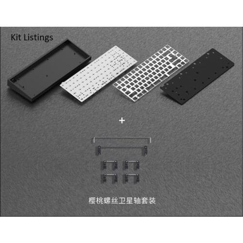 KBDFANS TOFU84 Mechanical Keyboard Kit 75% Kit 84 layout KBD75 V2 PCB Metal Case Anodized Aluminum Housing