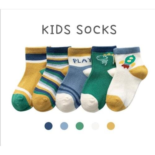 Kids Socks summer spring Cotton Boy Girl Lovely Rocket dinosau sport student Children Sock 1-12year 10pair=20pc=lot sale direct