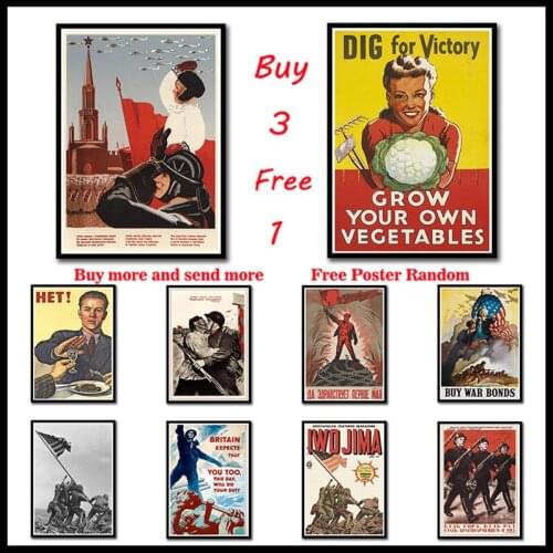 New World war II Leninist Soviet Union USSR CCCP White Coated Paper Posters wall Decorative Frameless