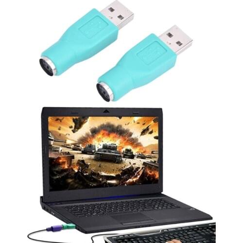 USB Male to for PS/2 Female Adapter Converter Usb connector For PC to for ps2 Keyboard Mouse