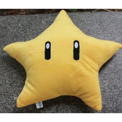30cm plush toys Soft kawaii Stuffed Plush Animals Yellow Stars Cushion For Kids Birthday Gift