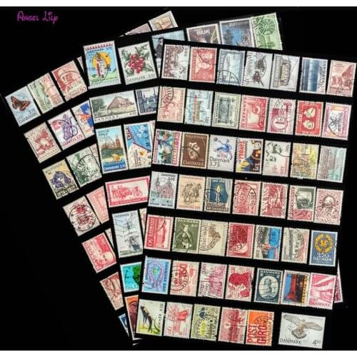 185 PCS All Different Used Denmark Postage Stamps In Good Condition For Collection With Postal Mark