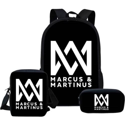 Marcus And Martinus Backpack Women Mochila escolar Teengirl Book Bags Travel Kids School Bag Set For Galaxy Bag