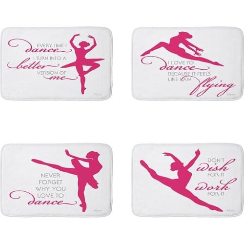 Constellation Doormat Ballet dancer Nebula Astral Cluster Astronomy Theme Galaxy Mystery Decoration Door Floor Mat Rugs mat323