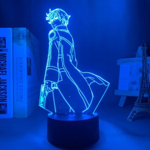 Led Night Light Lamp Anime The Irregular at Magic High School Tatsuya Shiba for Bedroom Decor Nightlight Birthday Gift 3d Light