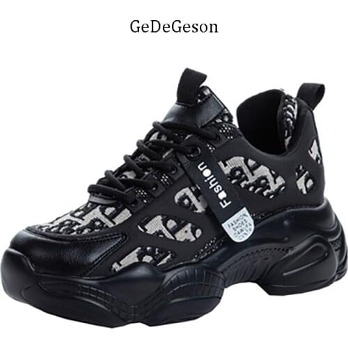 Women shoes Wedges Leisure sport style cowhide high quality Shoes match-able