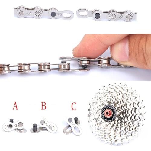 1pair 8/9/10 Speed Bicycle Chain Connector Lock Quick Link Road Bike Buckle Joint Magic Buckle Master Cycling Parts Dropshipping