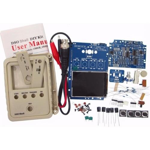 1set/sets Orignal Tech DSO150 15001K DSO-SHELL DS0150 DIY Digital Oscilloscope