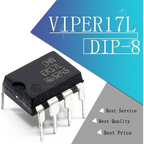 1PCS VIPER17L DIP-8 VIPER17 AC / DC converter Off-Line High Volt Regulator New original
