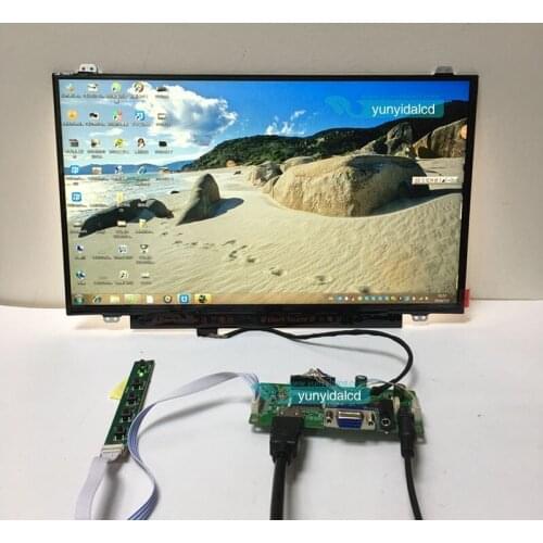 13.3 inch 1920*1080 8 Bit Display Screen IPS 1080P HDMI VGA LCD Module Car Raspberry Pi 3 Game PS4 Monitor DIY