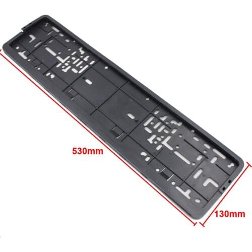 1X Car Detachable Europe License Plate Frame EU Plastic Frame Euro License Bracket universal